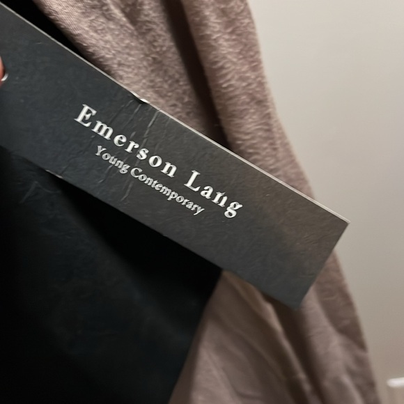 NWT Emerson Lang Black Vest with tie front - Picture 2 of 8